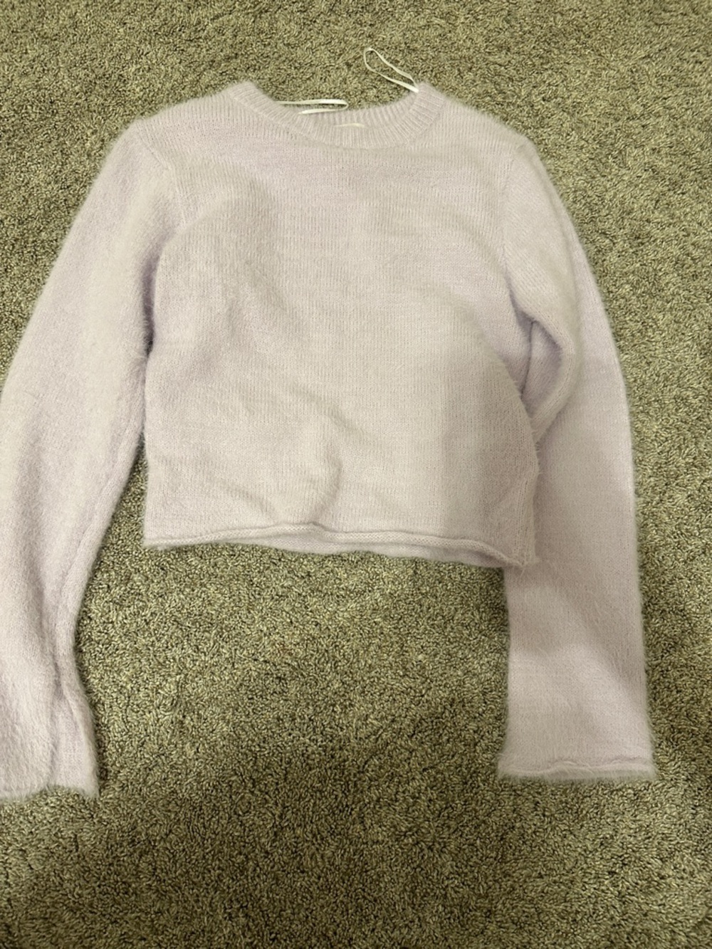 Soft Lavender Crewneck Women's Sweater